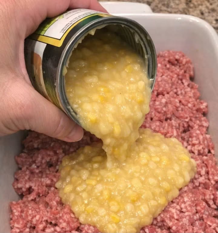 Creamed Corn Ground Beef Casserole