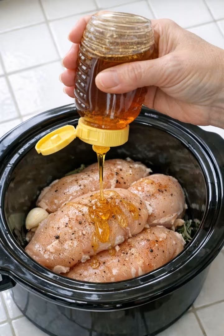 Slow Cooker Honey Garlic Chicken