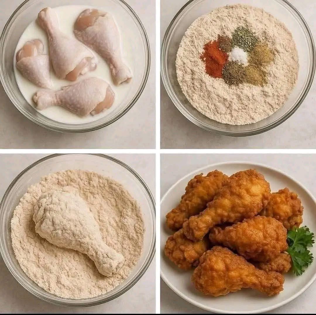 Crispy Buttermilk Fried Chicken Drumsticks
