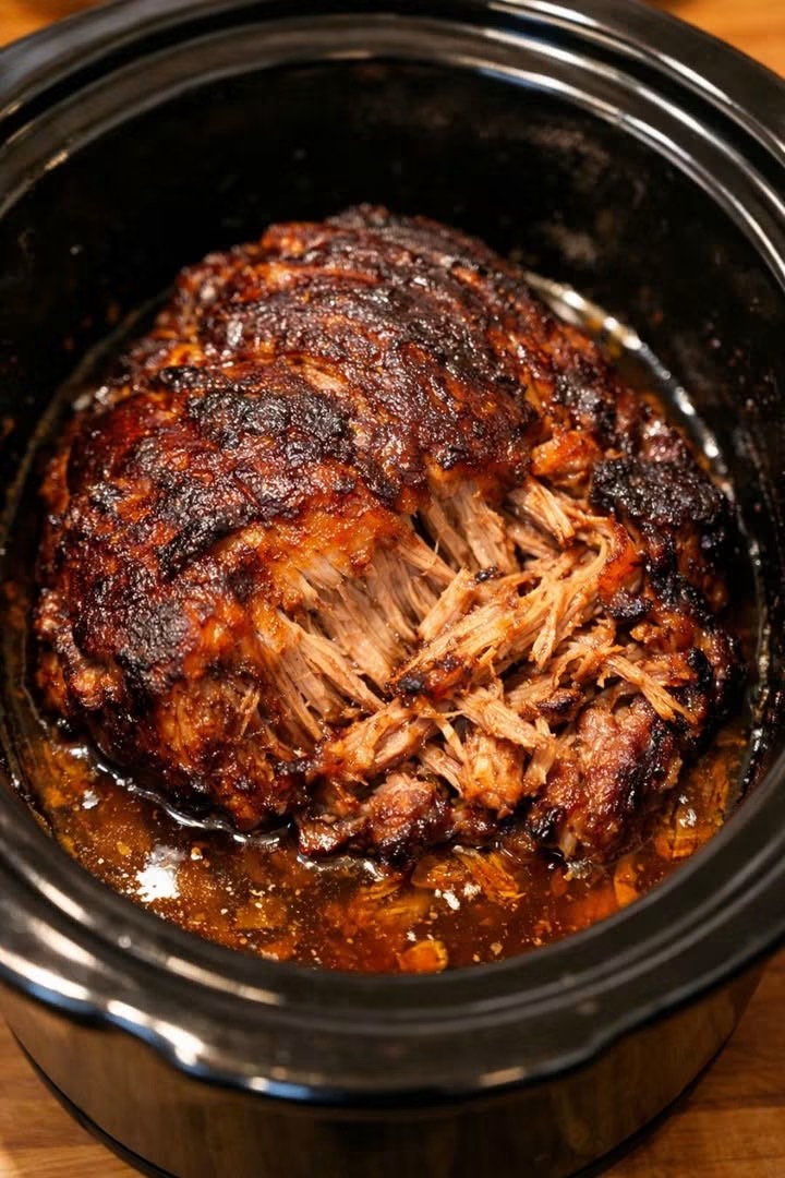 Slow Cooker BBQ Pulled Pork
