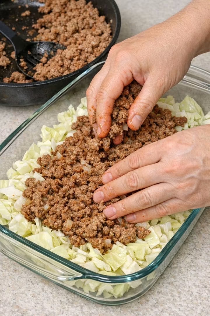 Cabbage and Ground Beef Casserole