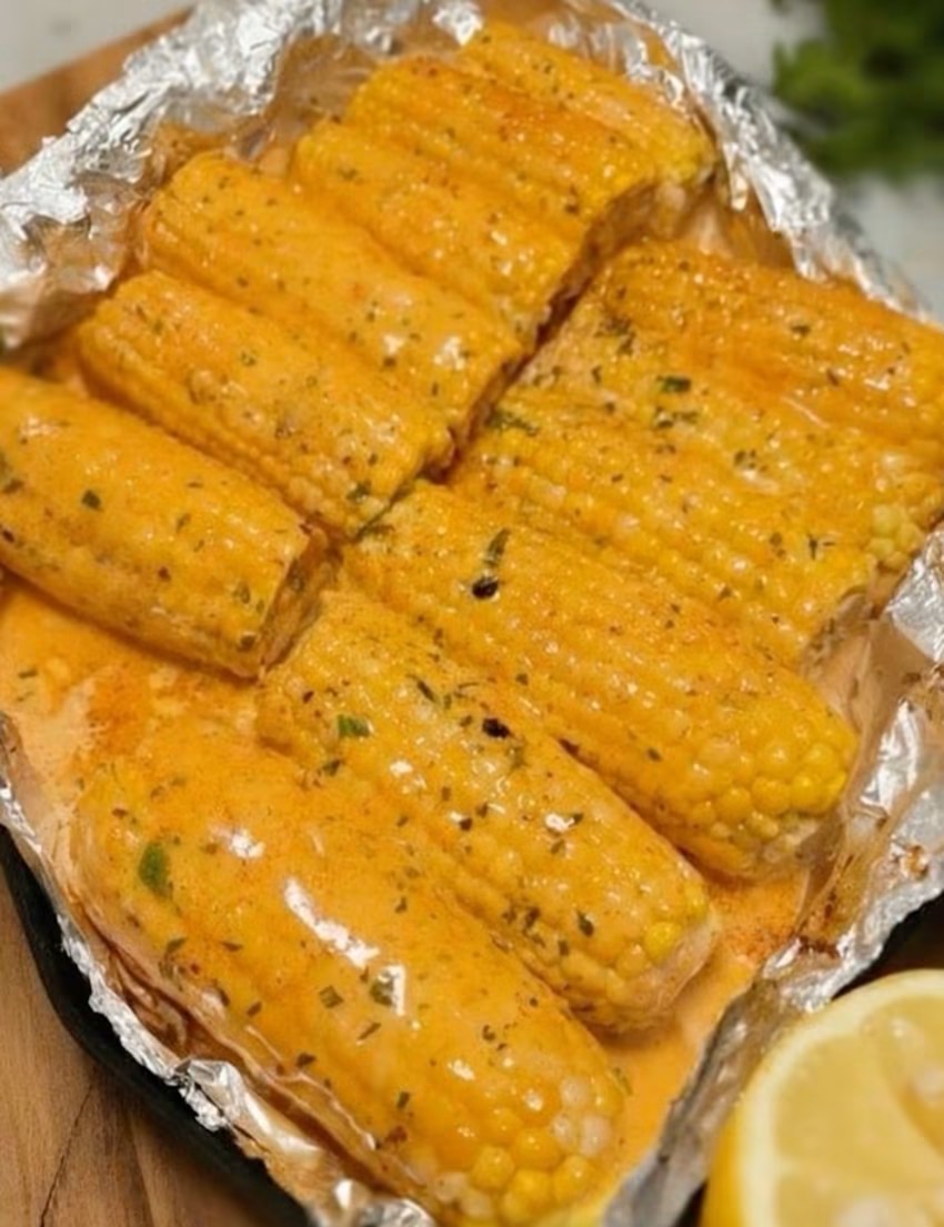 Creamy Cajun Butter Corn on the Cob