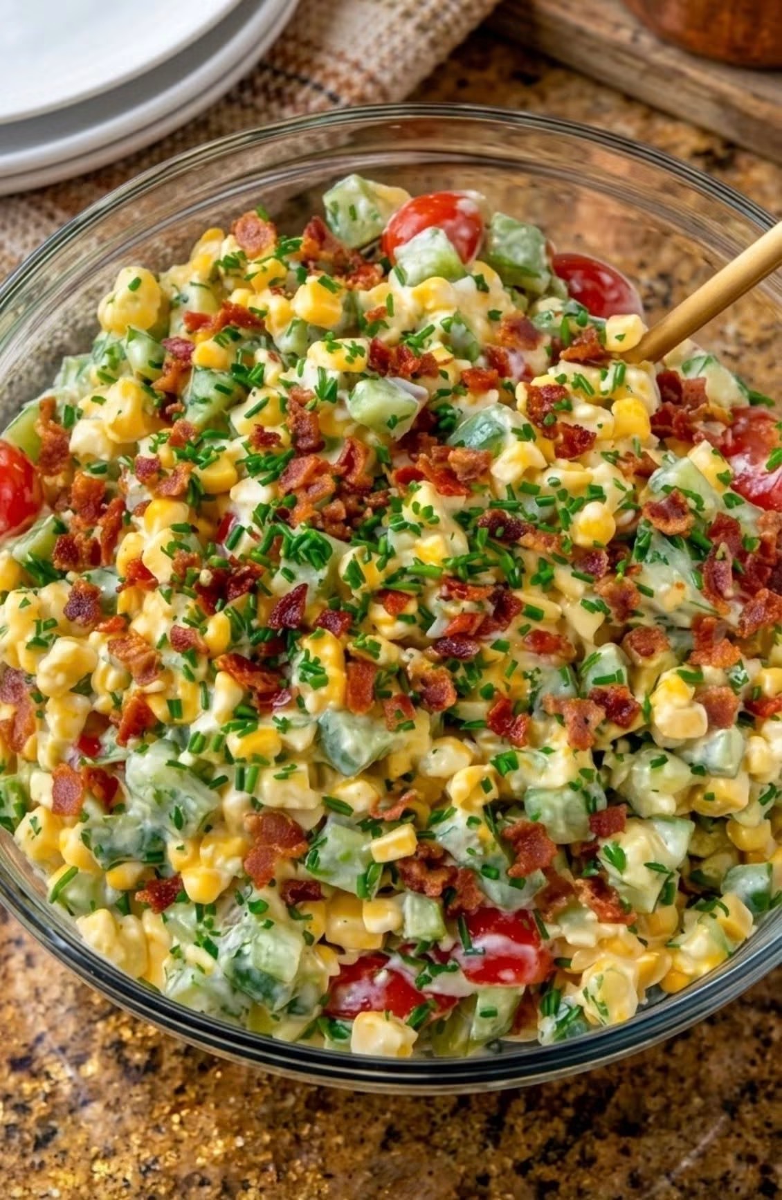 Creamy Bacon Corn Salad