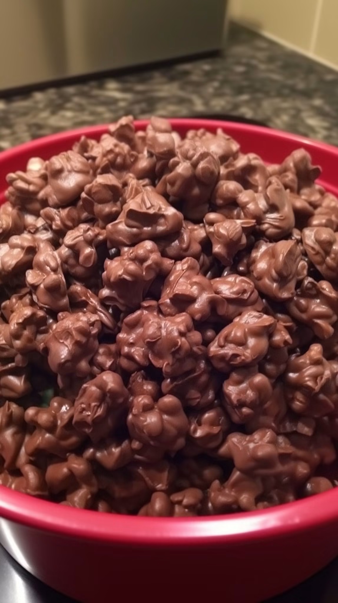 Crunchy Chocolate Peanut Clusters