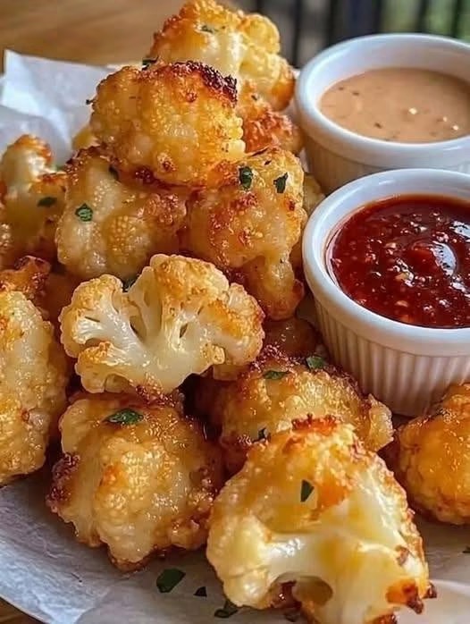 Crispy Roasted Cauliflower Bites