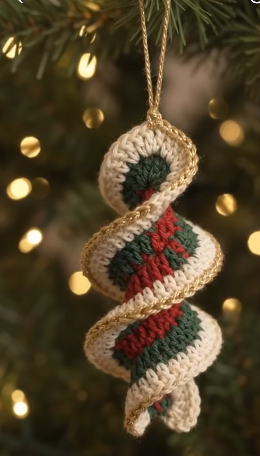 Twisted Christmas Snowman Ornament
