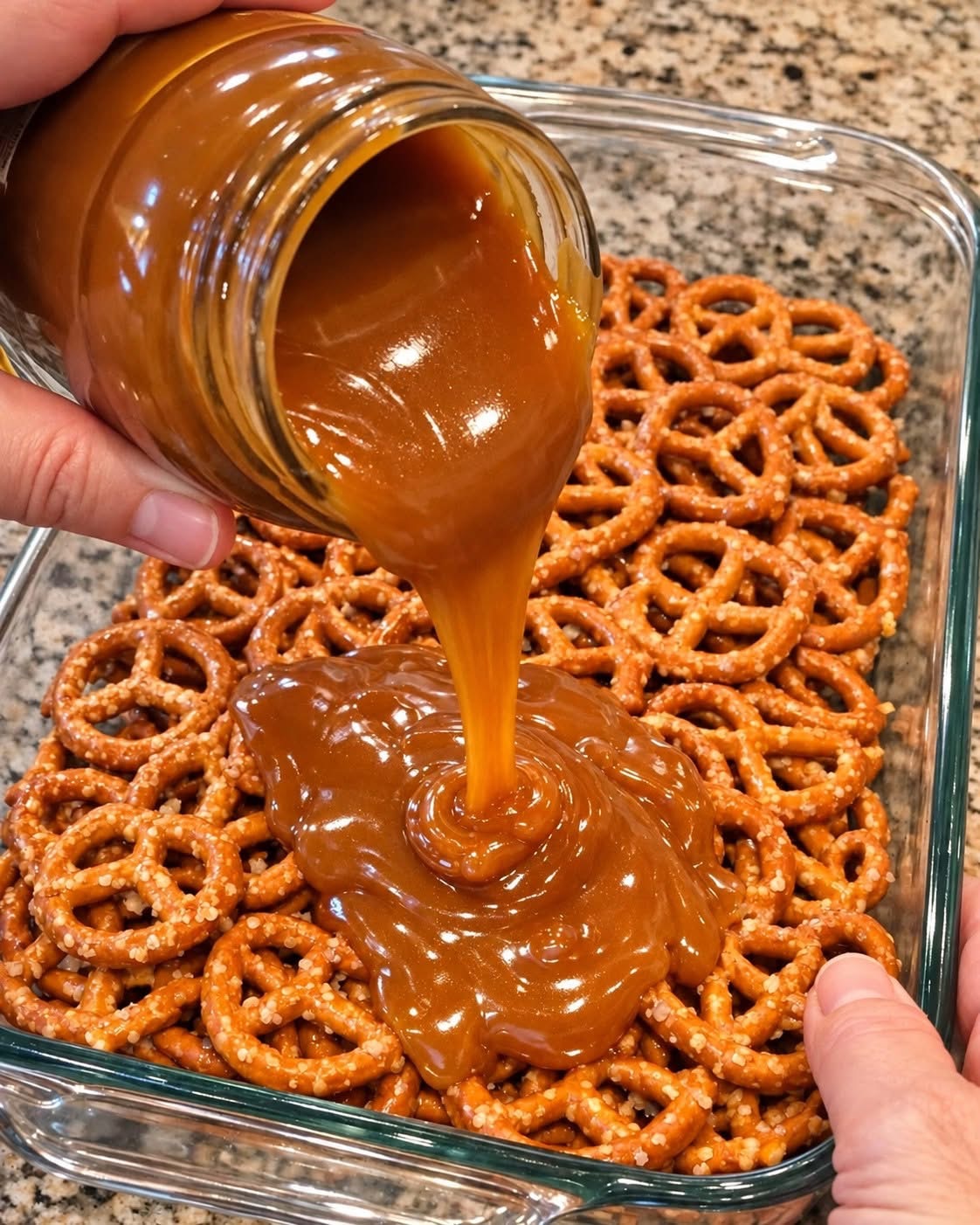 Caramel Pretzel Crunch Bars